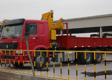 11 متری طول عمر جرثقیل کامیون 6.3T مورد استفاده برای بلند کردن مواد ساختمانی