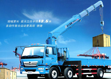 جرثقیل کامیونی 10T Hydraulic Boom برای بالابری و حمل و نقل
