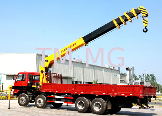 کیفیت  Economical Heavy Things Lift Truck Loader Crane , 16 Ton Truck With Crane کارخانه