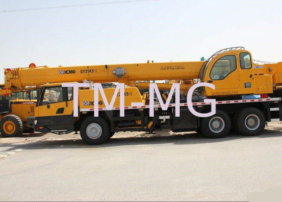 کیفیت  Load Sensing Mobile Truck Mounted Lift With Retractable Boom , 25 Ton کارخانه