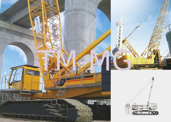 کیفیت  Jib Tracked Hydraulic Crawler Crane QUY130, Knuckle Boom Crane for Lifting Heavy Things کارخانه